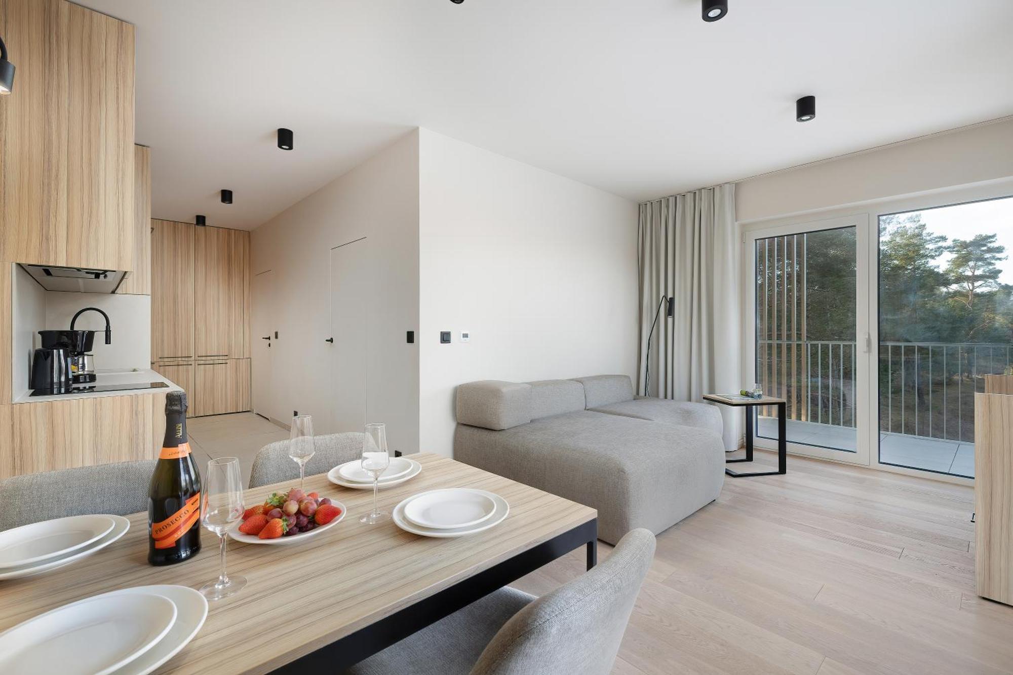 Wyspa Uznam Promenada Apartament Na Wydmie Swinemünde Exterior foto